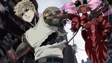 High Quality Genos and Mosquito Girl Blank Meme Template