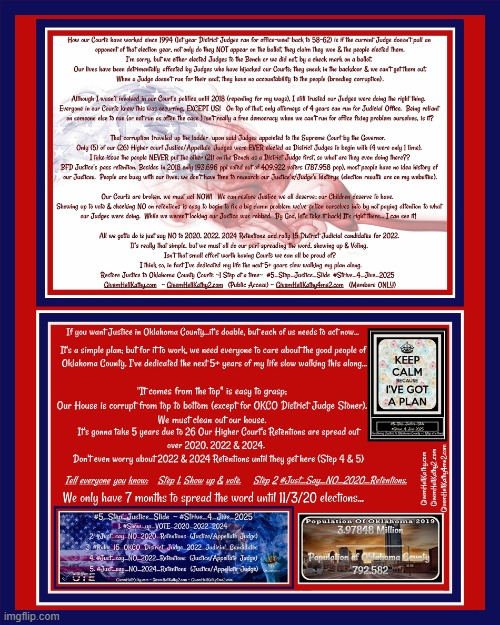 5 Step Justice Slide, we only have 7 months till 11/3/20 for step 1 & step 2 | image tagged in oklahoma,court,corruption,supreme court,judge,tyranny | made w/ Imgflip meme maker