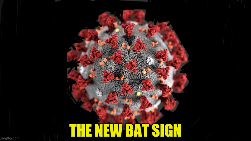 Covid 19 | THE NEW BAT SIGN | image tagged in covid 19 | made w/ Imgflip meme maker