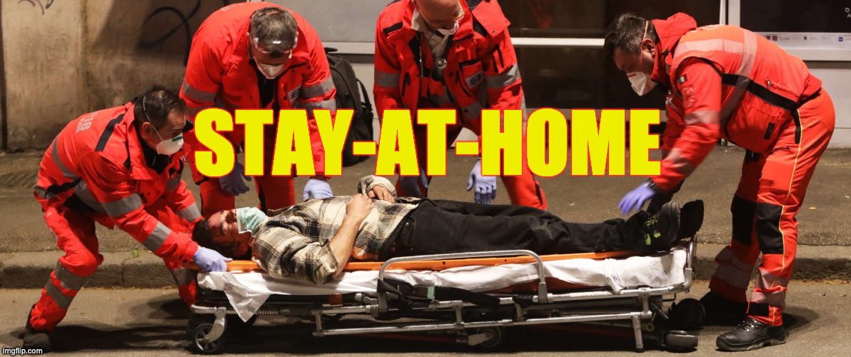 Stay-At-Home FB Banner | STAY-AT-HOME | image tagged in coronavirus,facebook,stay home,wuhan,warning | made w/ Imgflip meme maker