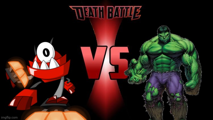 Vulk vs Hulk | image tagged in death battle,mixels,hulk,memes | made w/ Imgflip meme maker