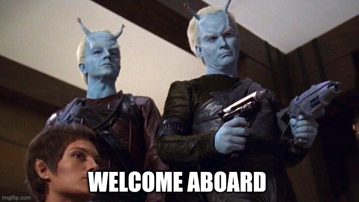 WELCOME ABOARD | made w/ Imgflip meme maker