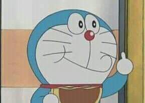 Doraemon showing middle finger Blank Meme Template