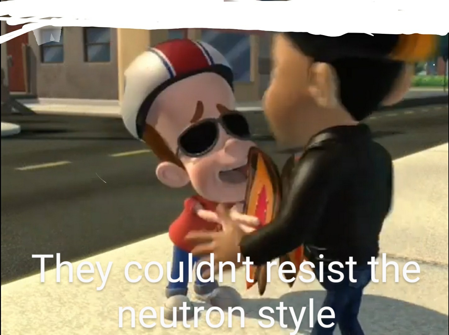 High Quality The Neutron style Blank Meme Template