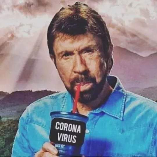 Chuck Norris Corona Blank Meme Template