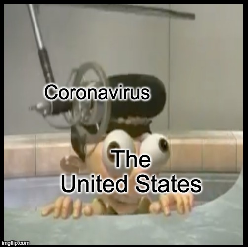 Coronavirus; The United States | image tagged in coronavirus | made w/ Imgflip meme maker