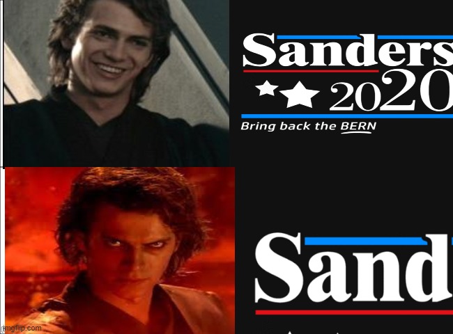 I don't like sand | image tagged in memes,star wars,anakin skywalker,i don't like sand,star wars prequels,bernie sanders | made w/ Imgflip meme maker