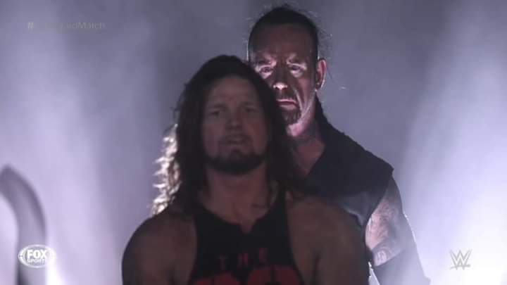 High Quality AJ Styles vs Undertaker Boneyard Match Blank Meme Template
