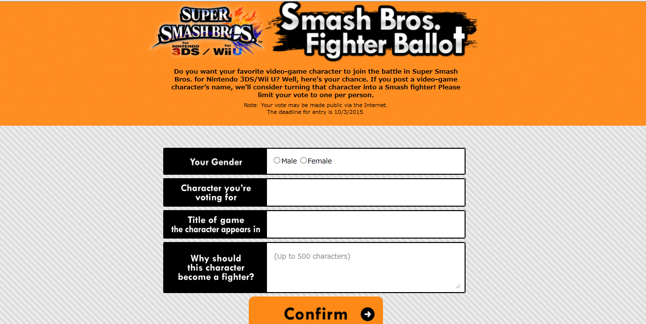 High Quality smash fighter wish list Blank Meme Template