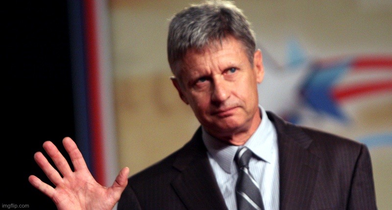 Gary Johnson Hello Over Here | image tagged in gary johnson hello over here | made w/ Imgflip meme maker