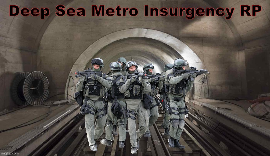 Basically you are a part of a Special Forces Unit tasked to clear any remaining sanitized octarians left in the Metro. |  Deep Sea Metro Insurgency RP | image tagged in splatoon 2,war,terrorist | made w/ Imgflip meme maker
