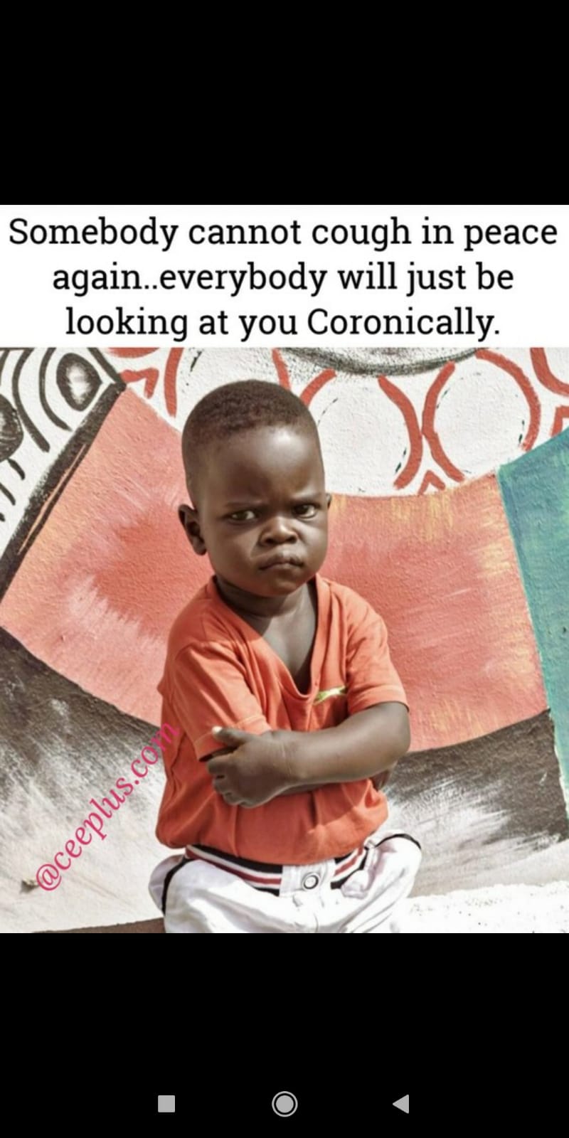 Corona virus Blank Meme Template