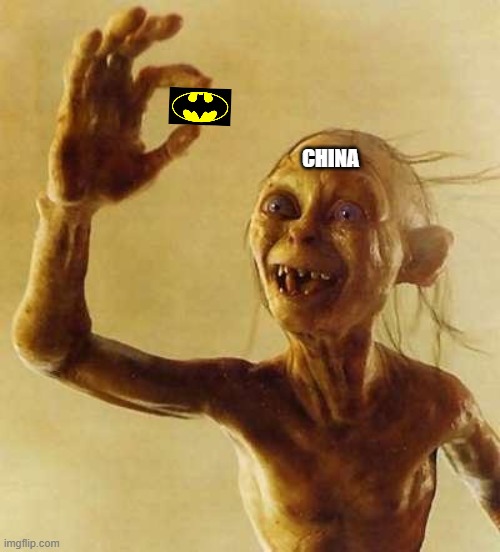 My precious Gollum | CHINA | image tagged in my precious gollum | made w/ Imgflip meme maker