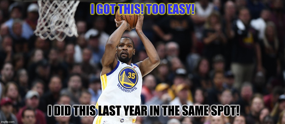 image tagged in golden state warriors,funny,funny memes,kevin durant mvp,sports | made w/ Imgflip meme maker