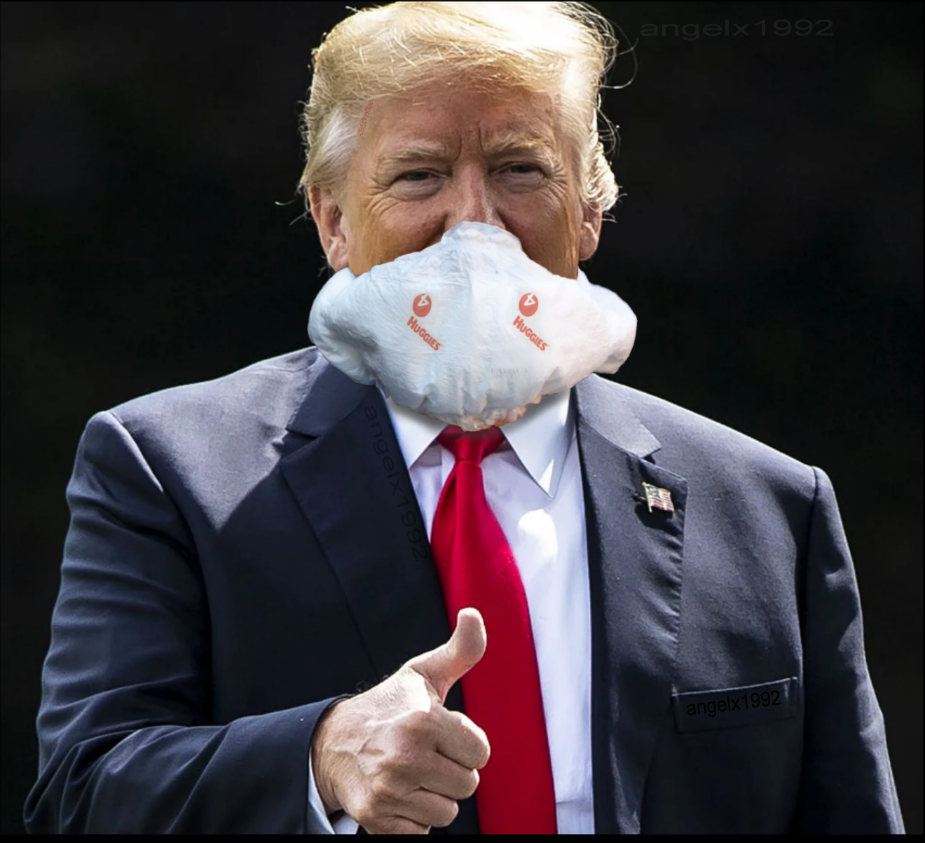 trump Blank Meme Template