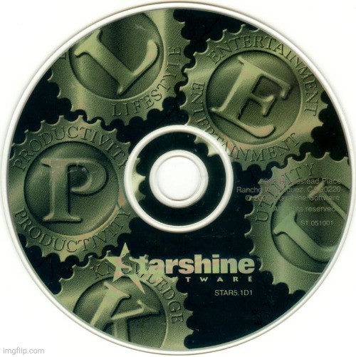 Starshine CD | image tagged in starshine cd | made w/ Imgflip meme maker