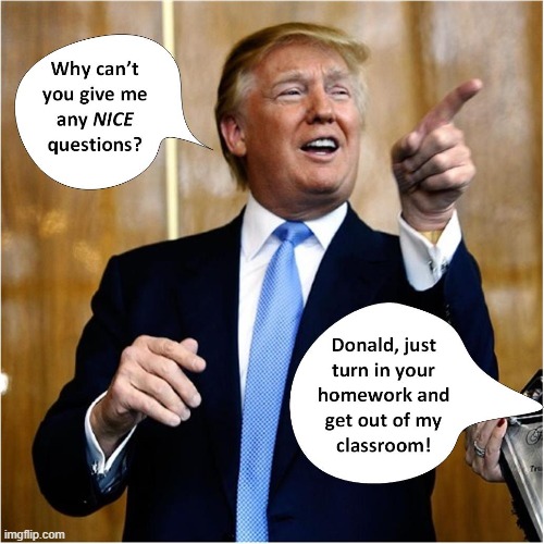 Donald Points | image tagged in donald,trump | made w/ Imgflip meme maker