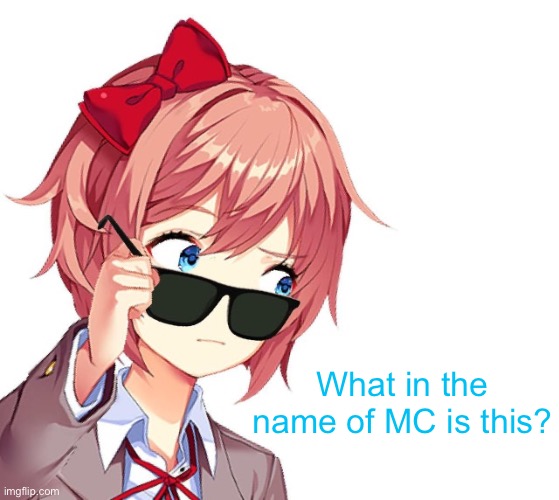 What in the name of MC is this? | made w/ Imgflip meme maker