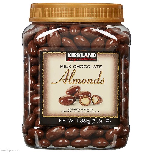 Chocolate Almonds | made w/ Imgflip meme maker