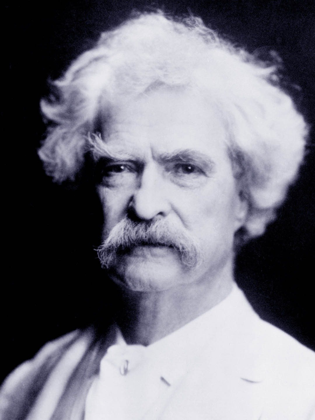 High Quality Mark Twain Portrait Blank Meme Template