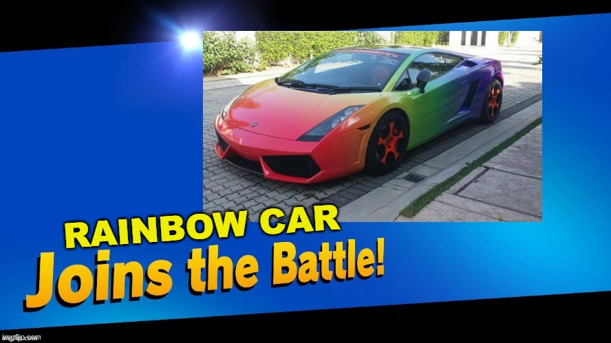 RAINBOW CAR | made w/ Imgflip meme maker