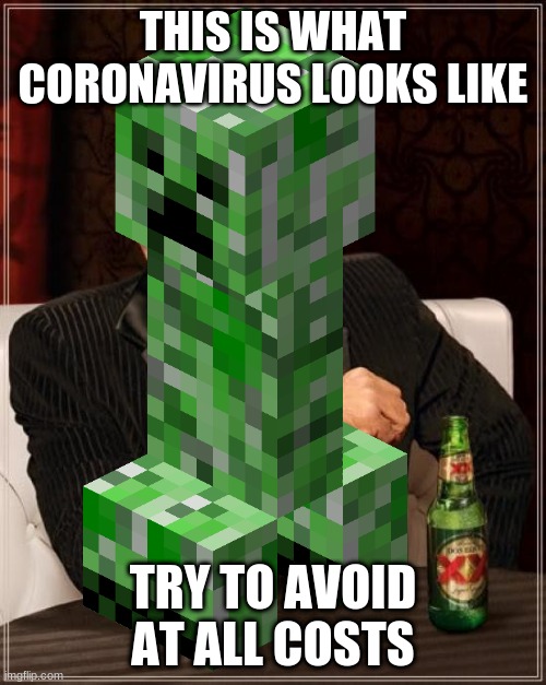 THIS IS WHAT CORONAVIRUS LOOKS LIKE; TRY TO AVOID AT ALL COSTS | image tagged in funny | made w/ Imgflip meme maker