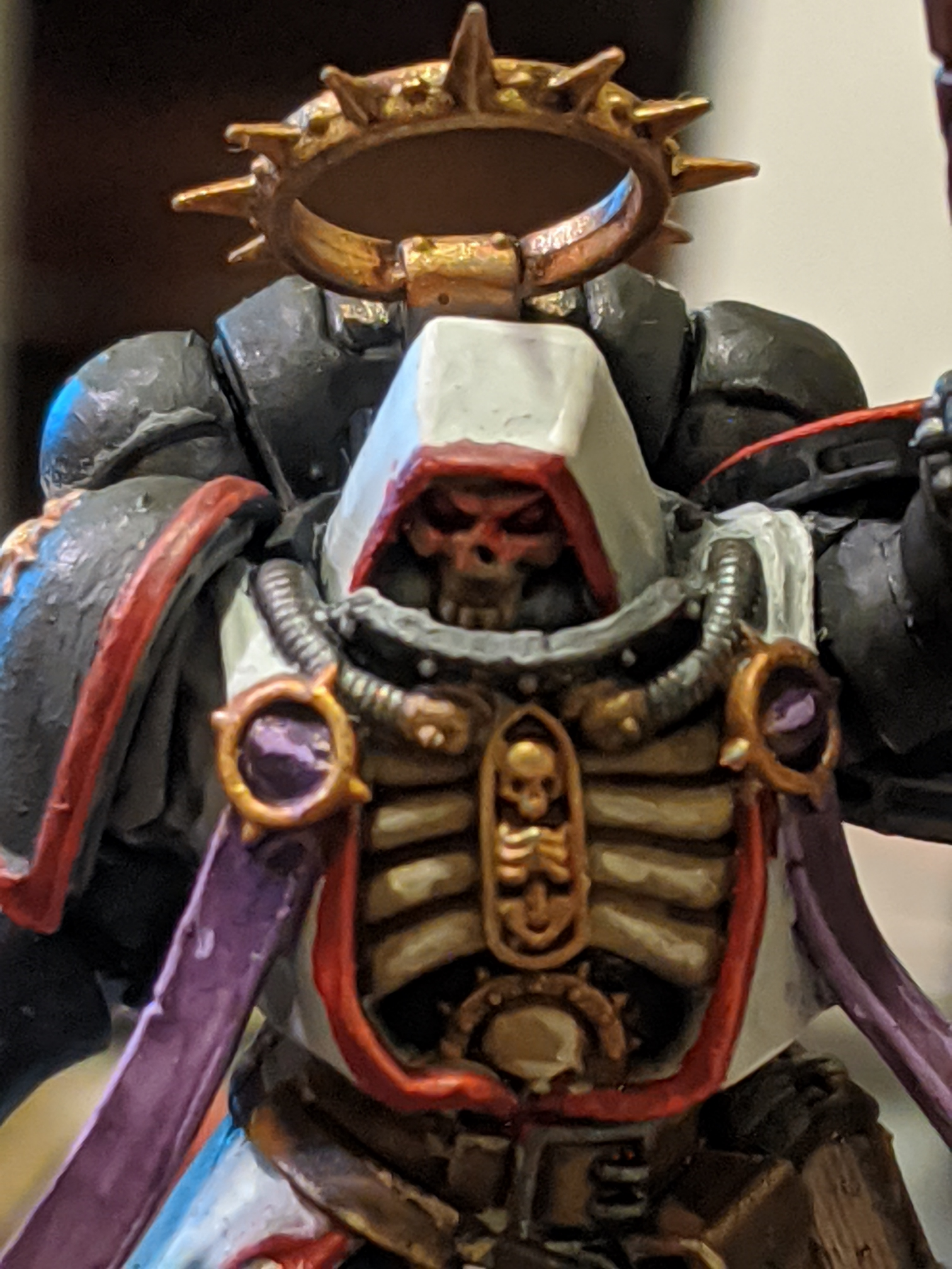 Space Marine chaplain Blank Meme Template