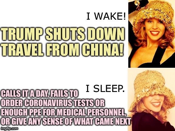 Conservatives are still crowing about the China travel ban. Well? Did it work? | image tagged in covid-19,coronavirus,president trump,china,leadership,travel | made w/ Imgflip meme maker