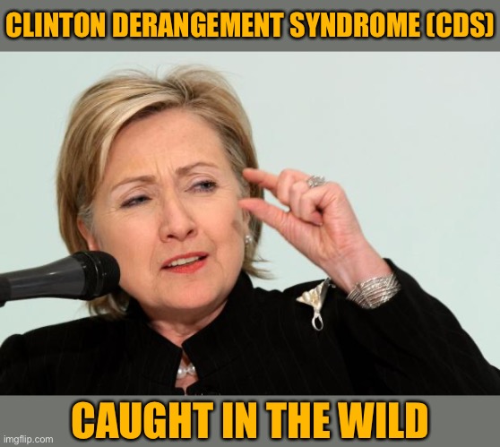 I don’t always use “Derangement Syndrome” terminology, but when I do, it’s in the hopes that it might wake someone the fuck up | CLINTON DERANGEMENT SYNDROME (CDS) CAUGHT IN THE WILD | image tagged in hillary clinton fingers,trump derangement syndrome,hillary clinton,hillary,no u,conservative logic | made w/ Imgflip meme maker
