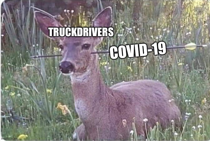 TRUCKDRIVERS; COVID-19 | image tagged in coronavirus,covid-19,funny,funny memes,quarantine,truck driver | made w/ Imgflip meme maker