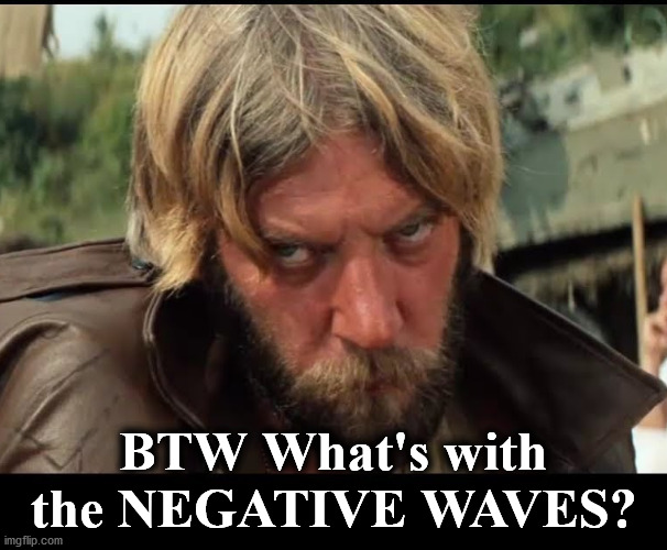 nreg | BTW What's with the NEGATIVE WAVES? | image tagged in nreg | made w/ Imgflip meme maker