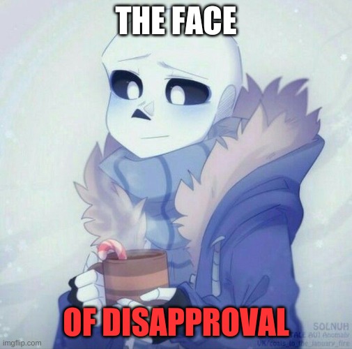 THE FACE OF DISAPPROVAL | made w/ Imgflip meme maker