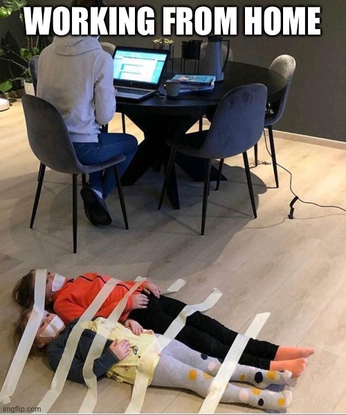 Working from home | WORKING FROM HOME | image tagged in working from home | made w/ Imgflip meme maker