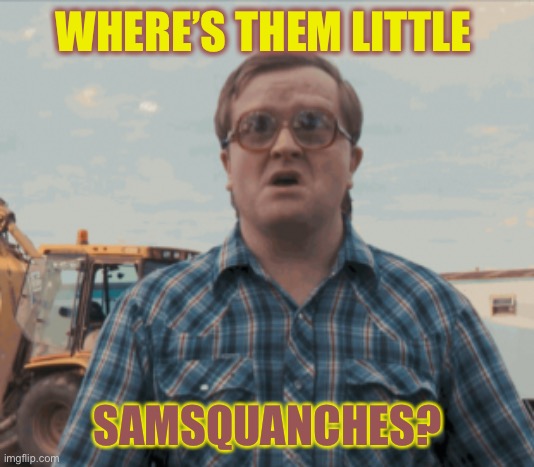 WHERE’S THEM LITTLE SAMSQUANCHES? | made w/ Imgflip meme maker