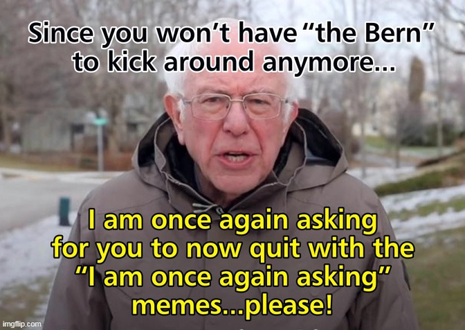 I would like Larry David to stop calling me and... | image tagged in memes,bernie sanders,feel the bern,democratic party | made w/ Imgflip meme maker