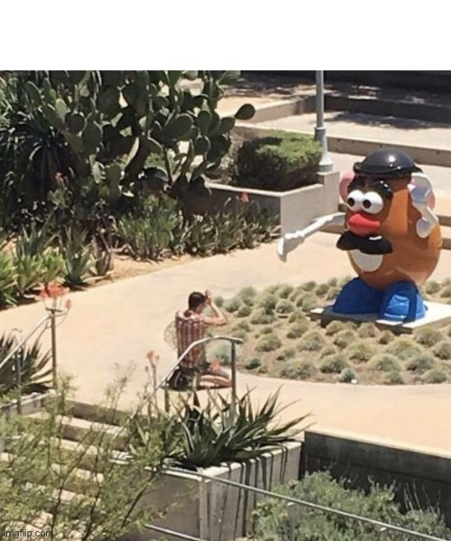 High Quality Mr. Potato Head Blank Meme Template