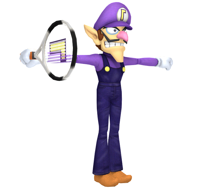 T posing waluigi Blank Meme Template