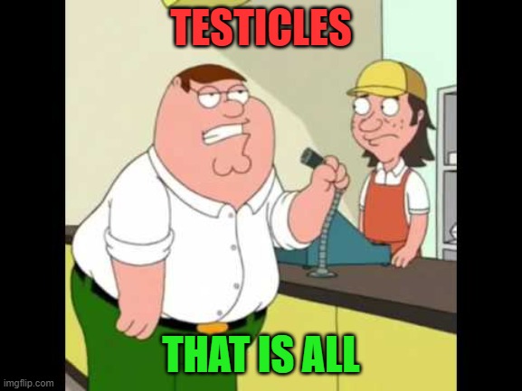 TESTICLES THAT IS ALL | made w/ Imgflip meme maker