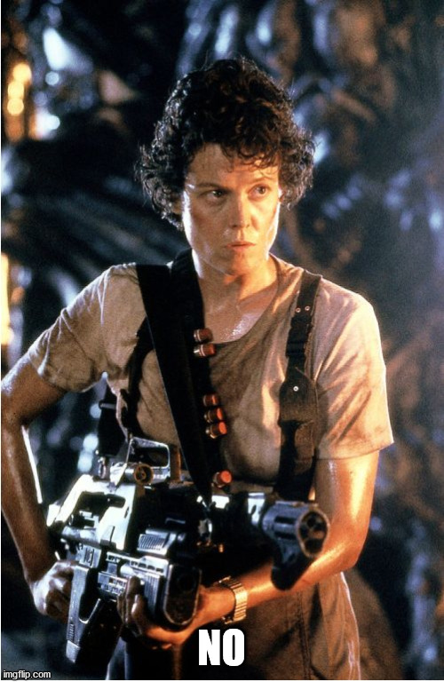 Ripley | NO | image tagged in ripley | made w/ Imgflip meme maker