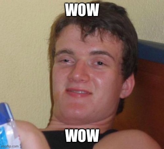 10 Guy | WOW; WOW | image tagged in memes,10 guy | made w/ Imgflip meme maker