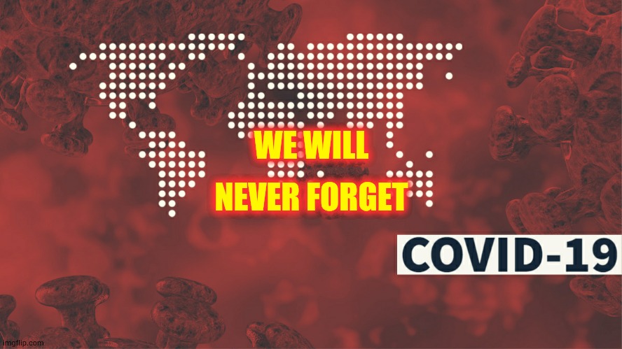 WE WILL NEVER FORGET ! | NEVER FORGET; WE WILL | image tagged in covid-19,coronavirus,memes,never forget,remember when,remember | made w/ Imgflip meme maker