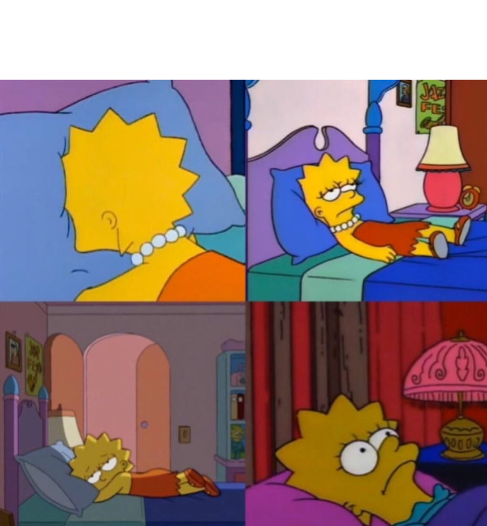 High Quality The Simpsons Blank Meme Template