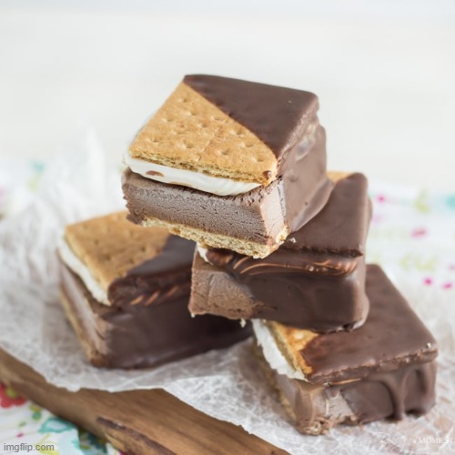 Smore ice cream bars | made w/ Imgflip meme maker
