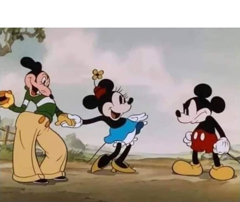 High Quality Mickey Mouse Blank Meme Template