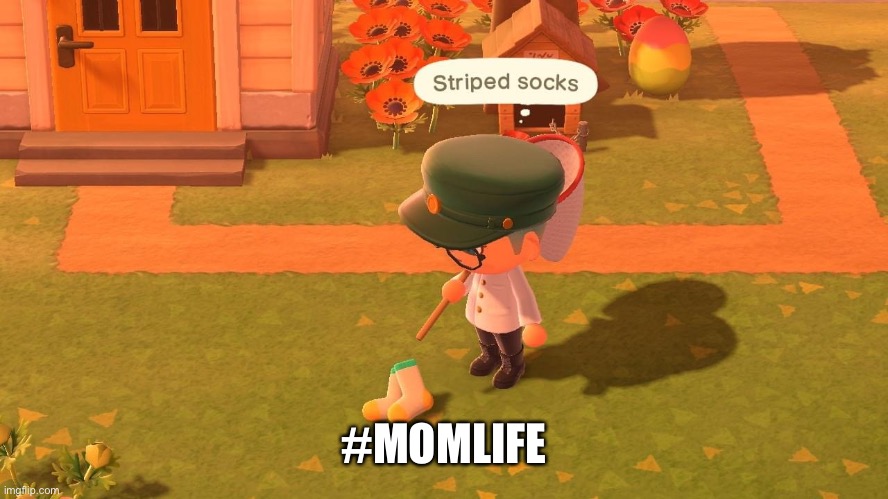 #MOMLIFE | image tagged in animal crossing,mom,kids | made w/ Imgflip meme maker