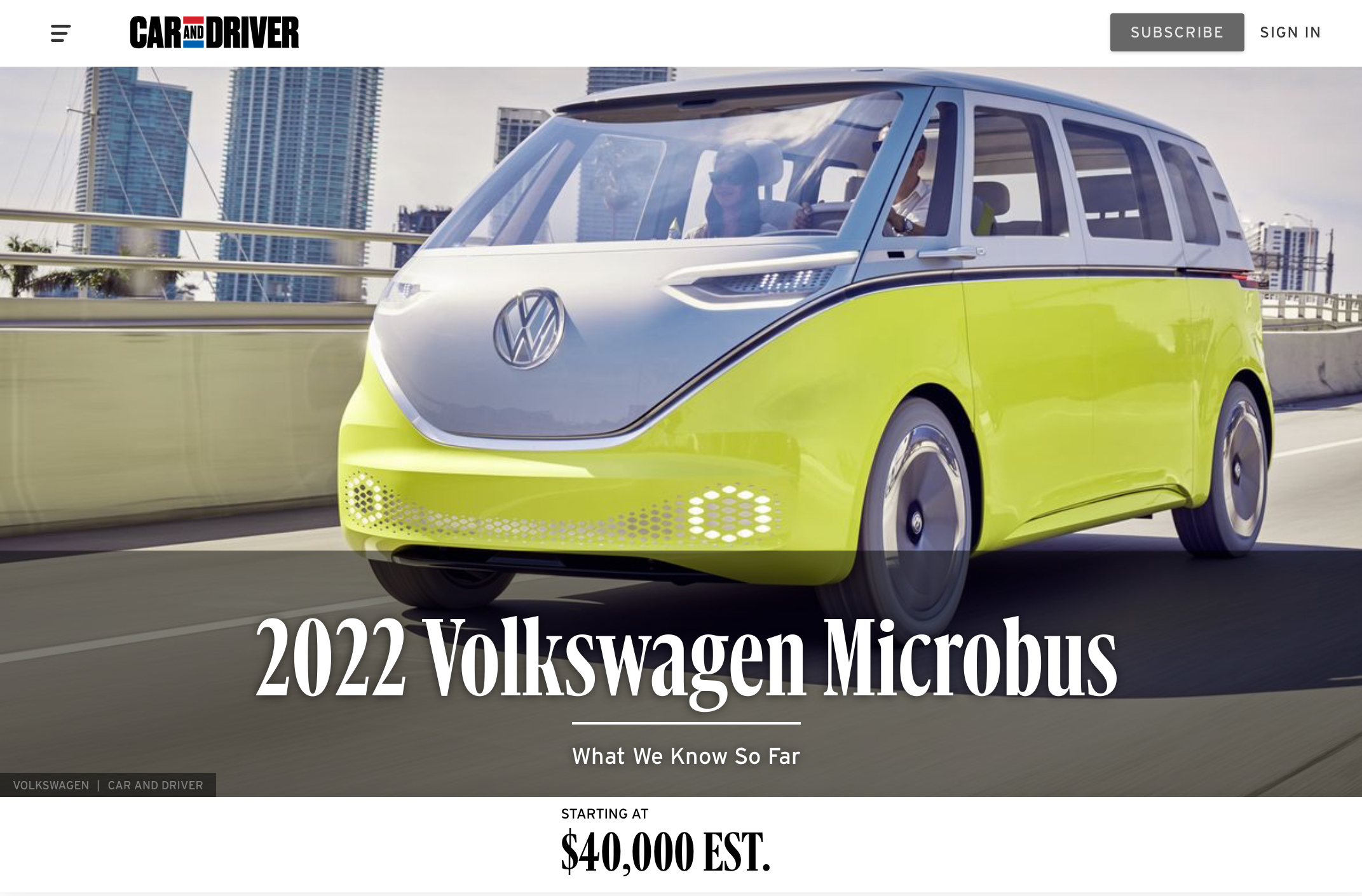 Electric Volkswagen Blank Meme Template