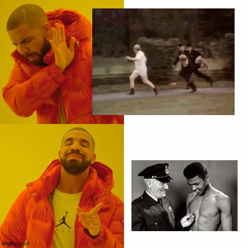 #HAPPYEASTER XXX | image tagged in drake hotline bling,police officer,police state,the great awakening,army,x x everywhere | made w/ Imgflip meme maker
