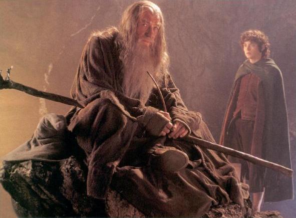 High Quality Gandalf and Frodo Blank Meme Template