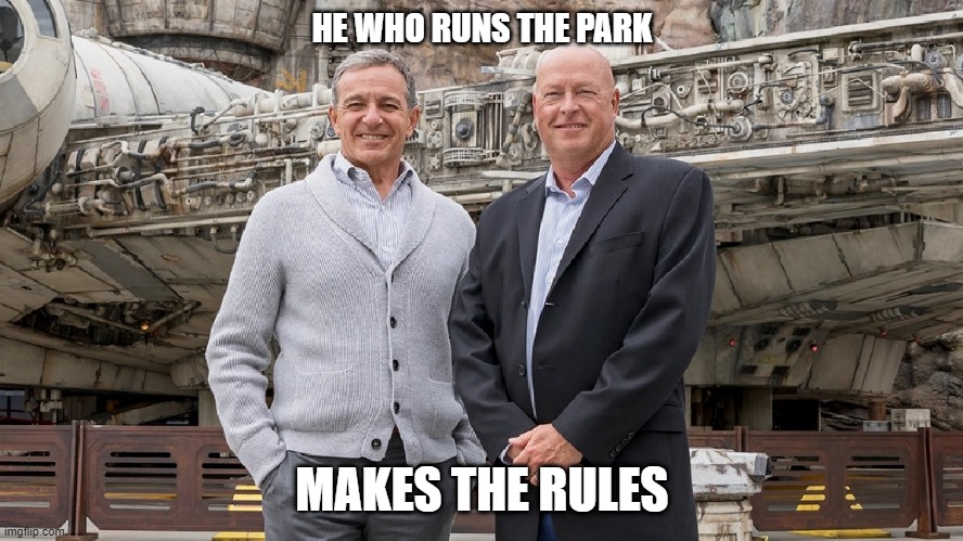 HE WHO RUNS THE PARK; MAKES THE RULES | made w/ Imgflip meme maker