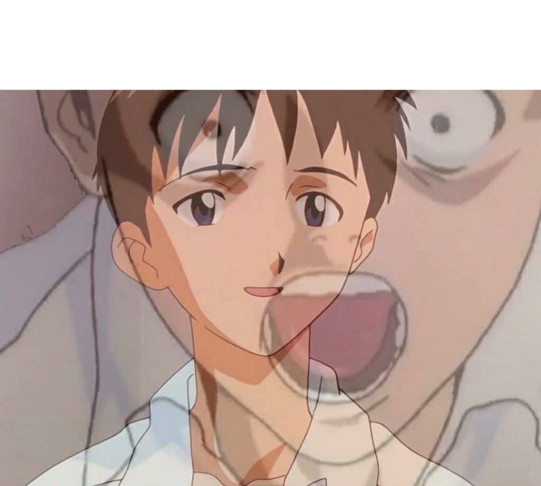 Shinji Blank Meme Template